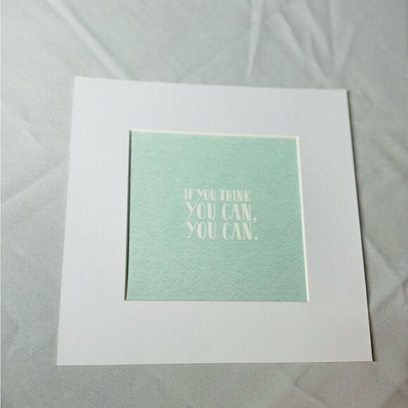NEW! 4” x 4” Matted & Framed Motivational Sign Wall or Table Display - Picture 1 of 5
